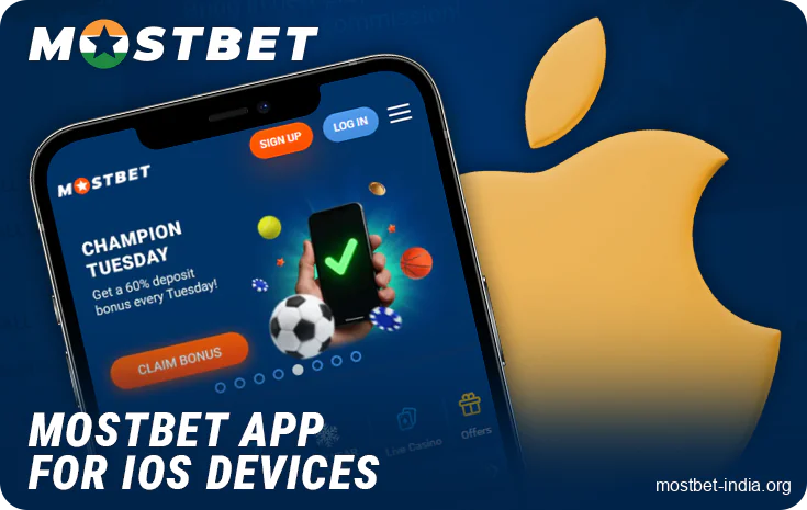 Use the Mostbet app on iOS devices