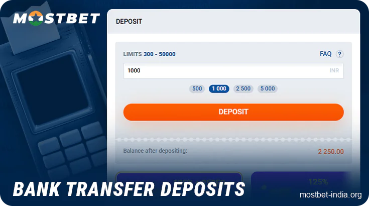Payments at Mostbet India via bank transfers - guide