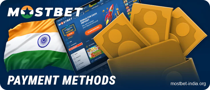 Payments at Mostbet online casino - how to deposit and withdraw money in India